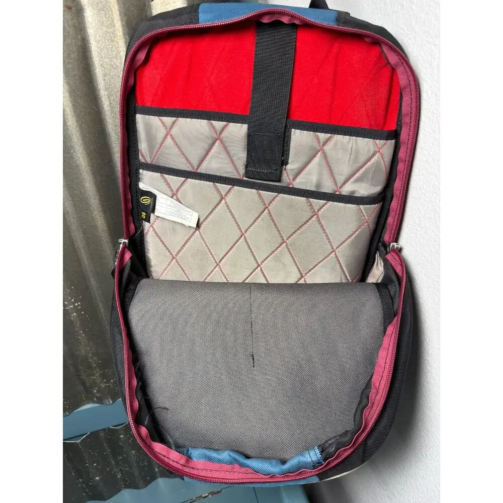 Timbuk2 Blackbird Laptop Backpack Bag Black Gray Aloha Blue School Commute
